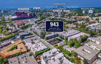 Plus de détails pour 943 Hancock Ave, West Hollywood, CA - Logement à vendre