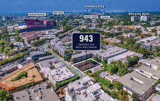 Plus de détails pour 943 Hancock Ave, West Hollywood, CA - Logement à vendre