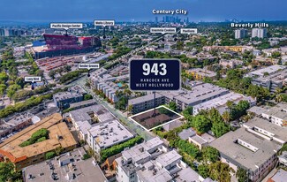 Plus de détails pour 943 Hancock Ave, West Hollywood, CA - Logement à vendre