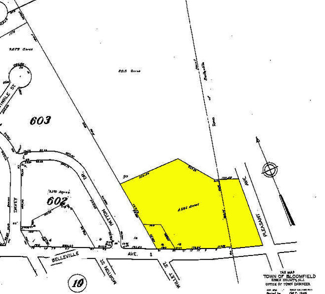 15-31 Belleville Ave, Bloomfield, NJ à louer - Plan cadastral – Image 2 sur 5