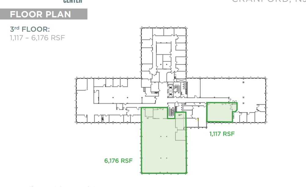20 Commerce Dr, Cranford, NJ à louer Plan d’étage– Image 1 sur 1