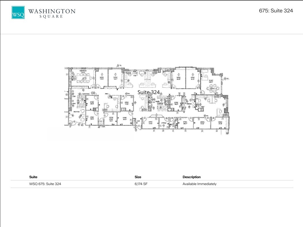 675 N Washington St, Alexandria, VA à louer Plan d’étage– Image 1 sur 1