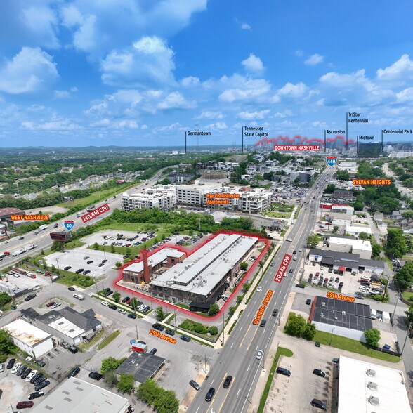 3814 Charlotte Ave, Nashville, TN à louer - Photo de l’immeuble – Image 3 sur 13