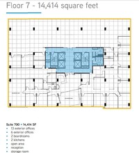 840 7th Ave SW, Calgary, AB à louer Plan d’étage– Image 1 sur 1
