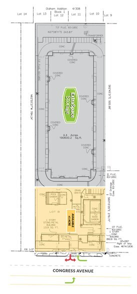 4500 S Congress Ave, Austin, TX à louer - Plan de site – Image 2 sur 2