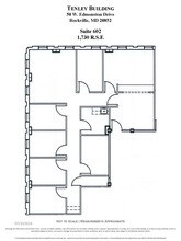 50 W Edmonston Dr, Rockville, MD à louer Plan d’étage– Image 1 sur 1