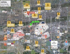 200 N Ware rd, McAllen, TX - VUE AÉRIENNE  vue de carte