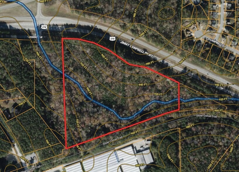 999 Jimmy Campbell Pky, Dallas, GA à vendre - Plan cadastral – Image 3 sur 9