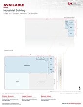 5741 1st St, Vernon, CA à louer Plan de site– Image 1 sur 2