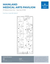 7111 Medical Center Dr, Texas City, TX à louer Plan d’étage– Image 1 sur 2