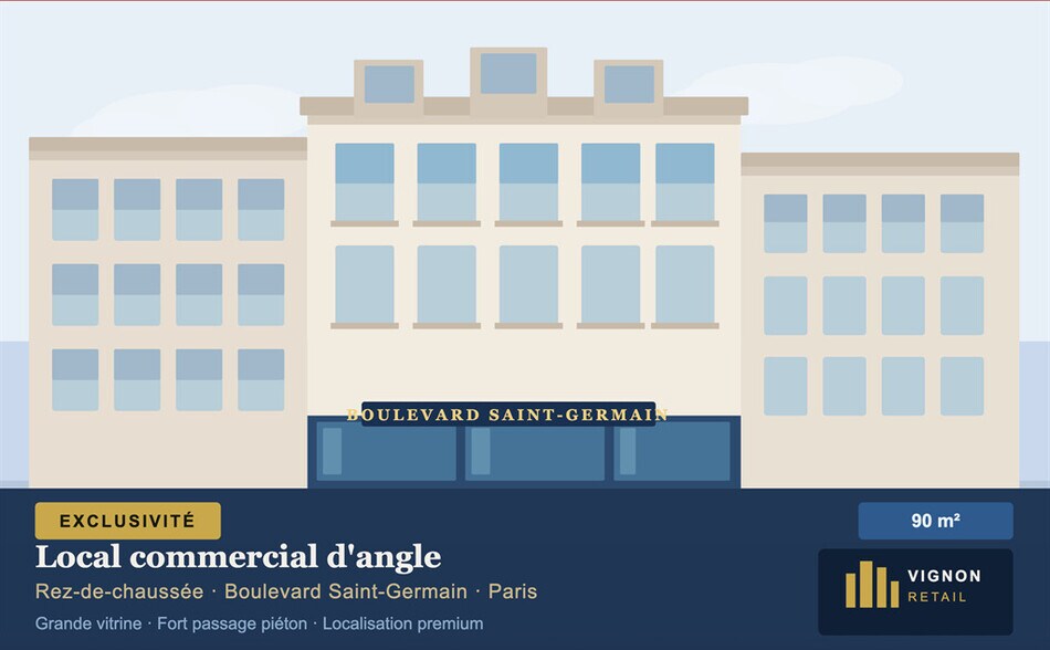 Local commercial dans Paris à louer - Photo de l’immeuble – Image 2 sur 2
