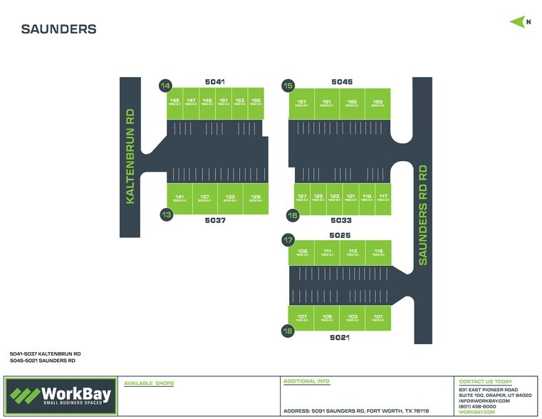 5051 David Strickland Rd, Fort Worth, TX à louer - Plan de site – Image 1 sur 9