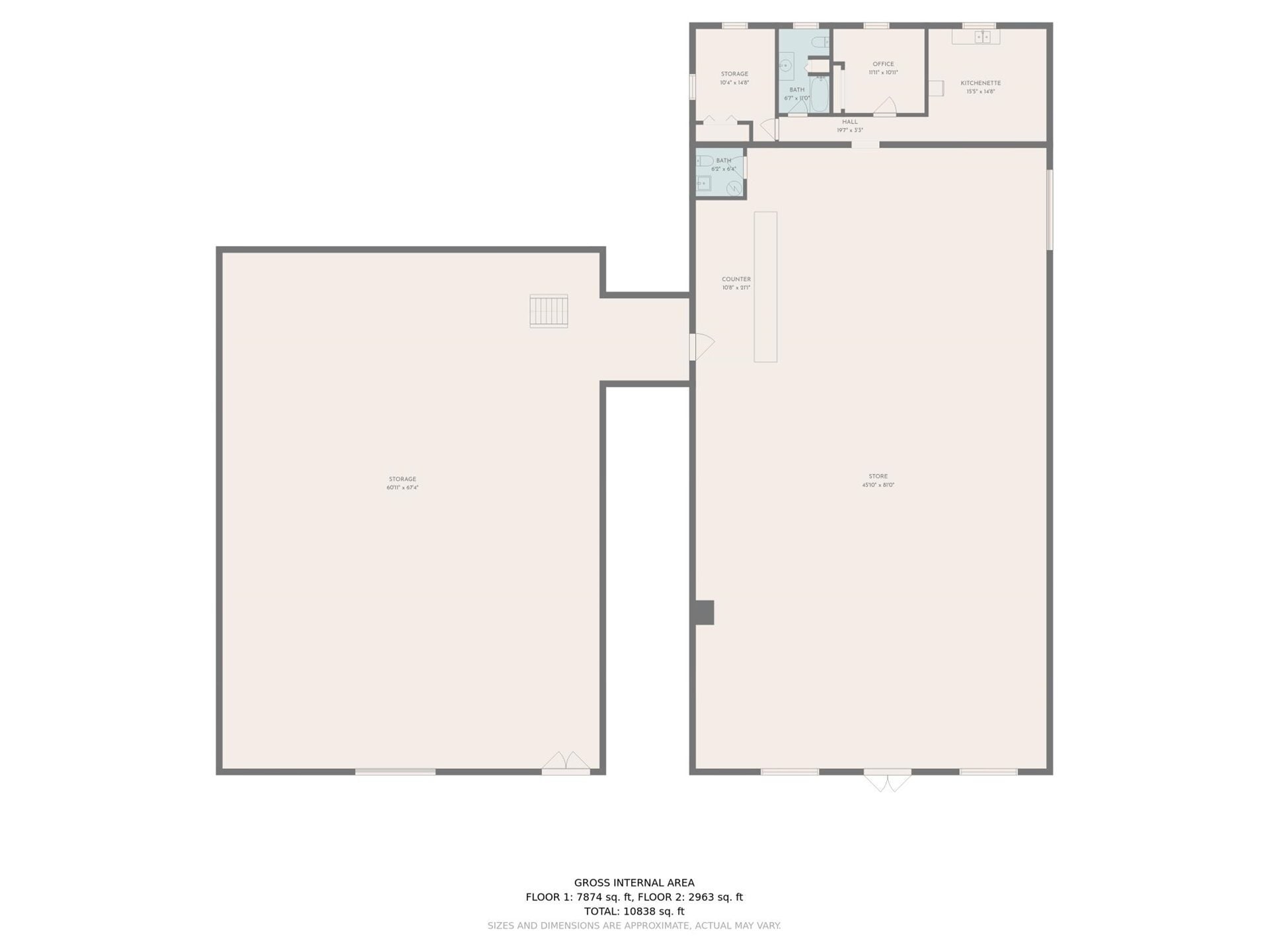 2837 Scruggs Rd, Moneta, VA à louer Plan d’étage– Image 1 sur 2