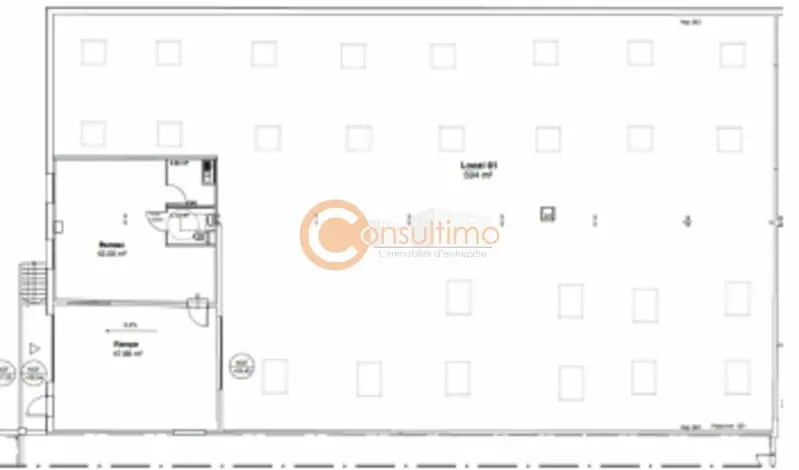 Industriel/Logistique dans Artigues-près-Bordeaux à louer - Plan d’étage – Image 3 sur 5