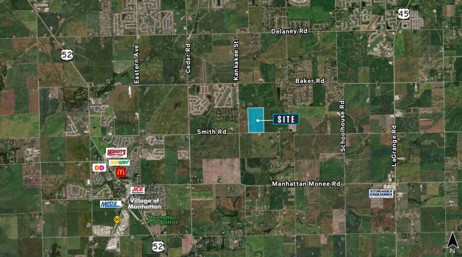 NEQ OF SMITH ROAD & KANKAKEE STREET, Manhattan, IL à vendre Photo principale– Image 1 sur 3