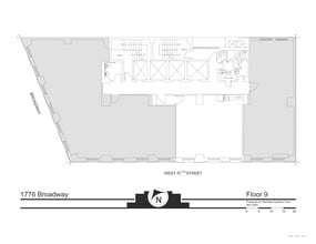 1776 Broadway, New York, NY à louer Plan de site– Image 1 sur 4