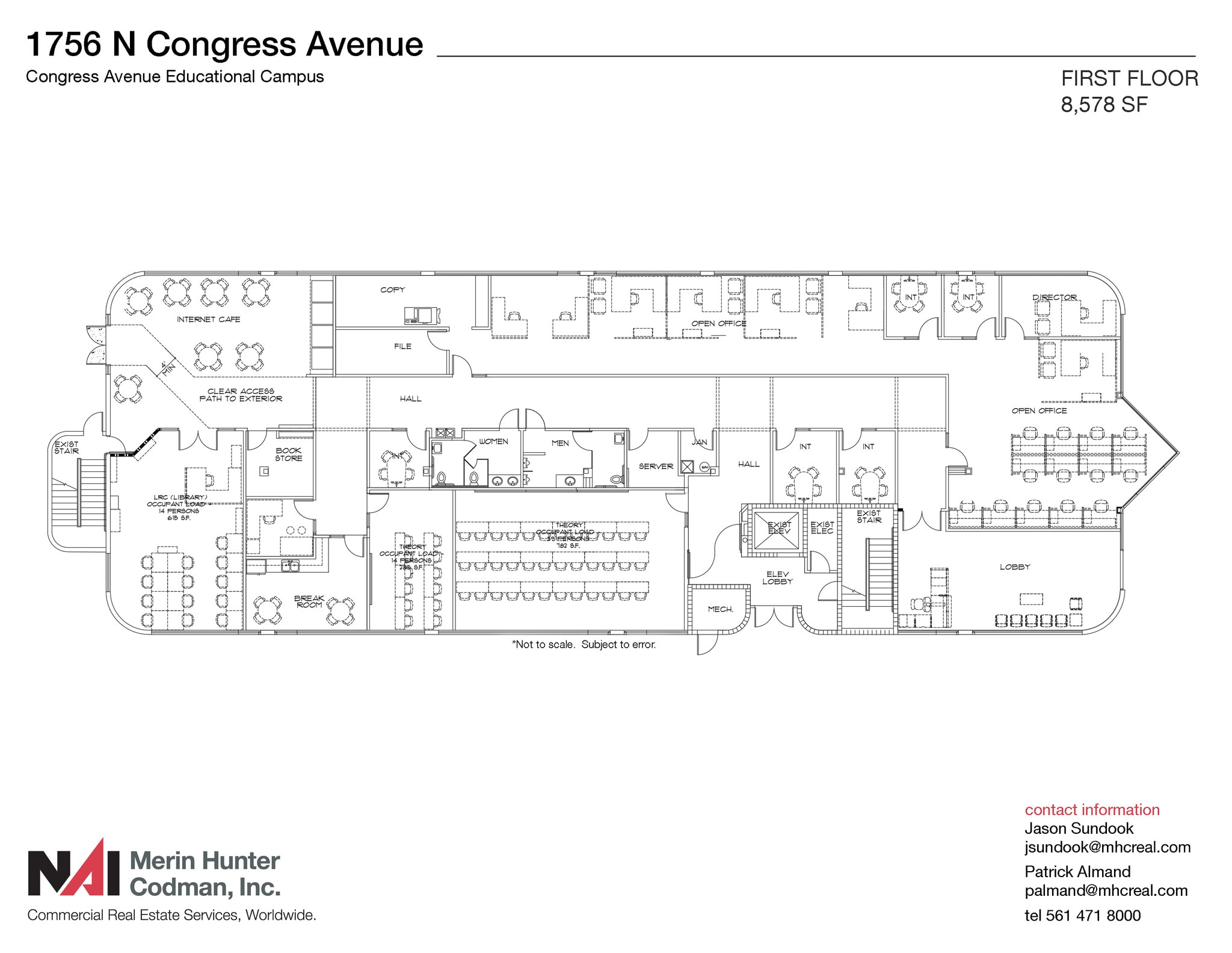 1756-1758 N Congress Ave, West Palm Beach, FL à louer Plan d’étage– Image 1 sur 15