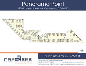 9200 E Mineral Ave, Centennial, CO à louer Plan d’étage– Image 2 sur 2