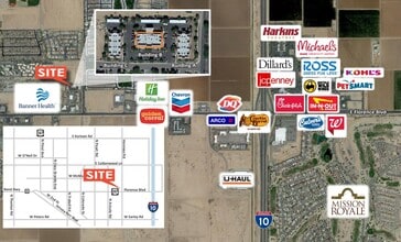 1876 E Sabin Dr, Casa Grande, AZ - VUE AÉRIENNE  vue de carte - Image1