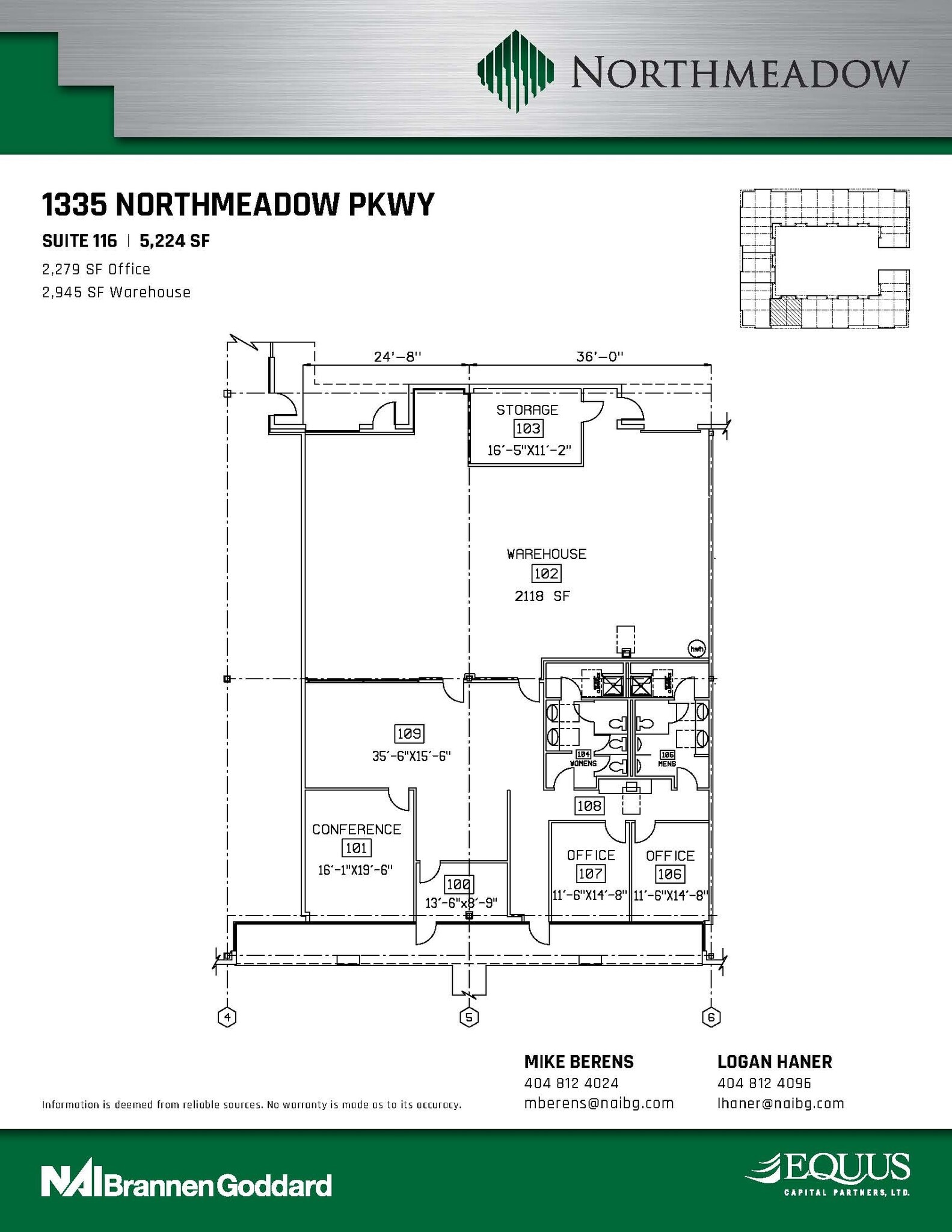 1100 Northmeadow Pky, Roswell, GA à louer Plan d’étage– Image 1 sur 1
