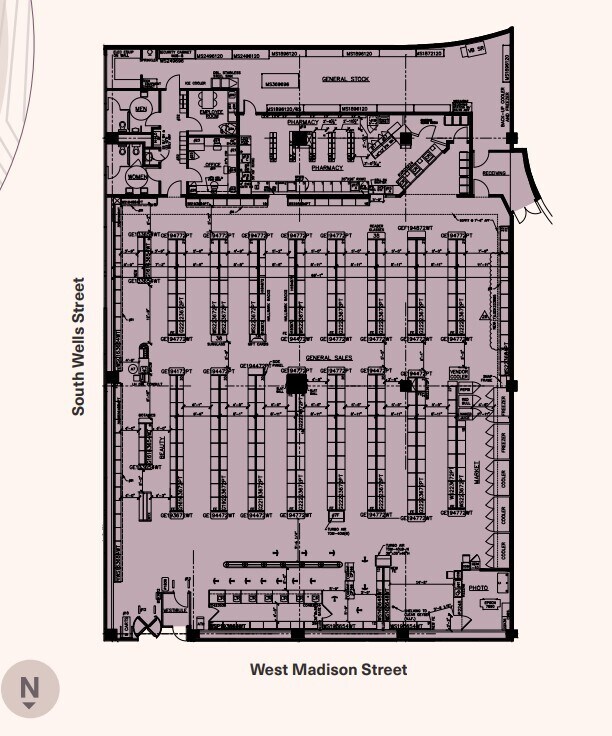 201 W Madison St, Chicago, IL à louer Plan d’étage– Image 1 sur 1