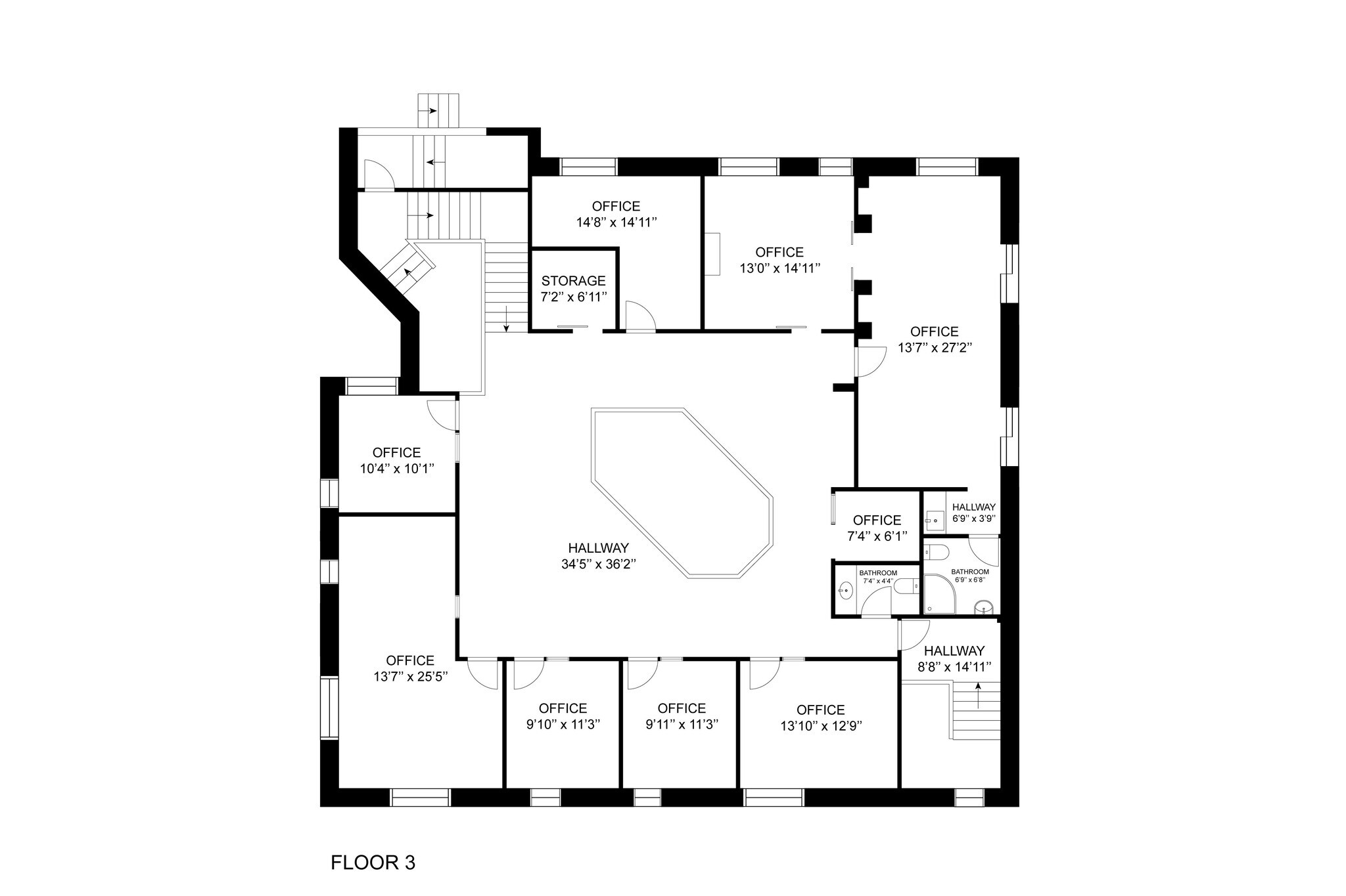 413 N Lee St, Alexandria, VA à louer Plan d’étage– Image 1 sur 1