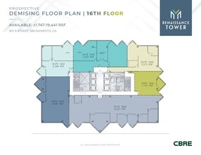 801 K St, Sacramento, CA à louer Plan de site– Image 2 sur 2