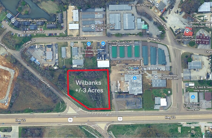 Hwy 72, Collierville, TN à vendre - Photo de l’immeuble – Image 2 sur 3