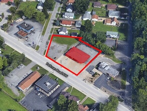1444-1448 Parkman Rd, Warren, OH - Vue aérienne vue de carte