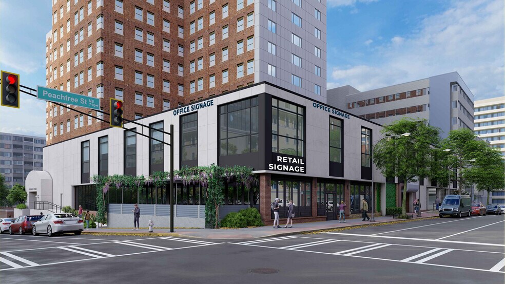 710 Peachtree St NE, Atlanta, GA à louer - Photo de l’immeuble – Image 2 sur 6