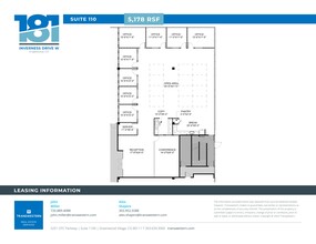 181 Inverness Dr W, Englewood, CO à louer Plan de site– Image 1 sur 1