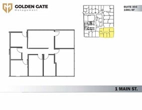 1 Main St, Eatontown, NJ à louer Plan de site– Image 1 sur 2