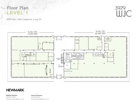 3929 W John Carpenter Fwy, Irving, TX à louer Plan d’étage– Image 1 sur 1