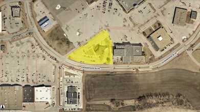 2532 Crossroads Blvd, Waterloo, IA - Vue aérienne vue de carte