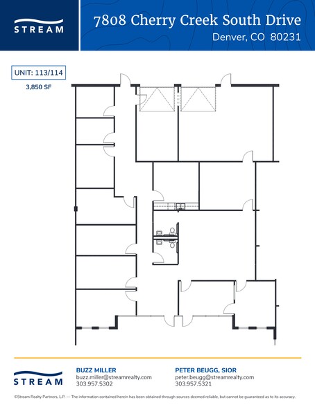 7808 E Cherry Creek South Dr, Denver, CO à louer - Plan de site – Image 1 sur 7