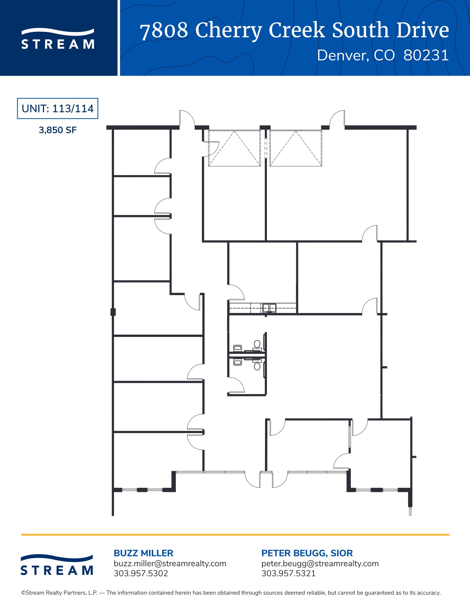 7808 E Cherry Creek South Dr, Denver, CO à louer Plan de site– Image 1 sur 8