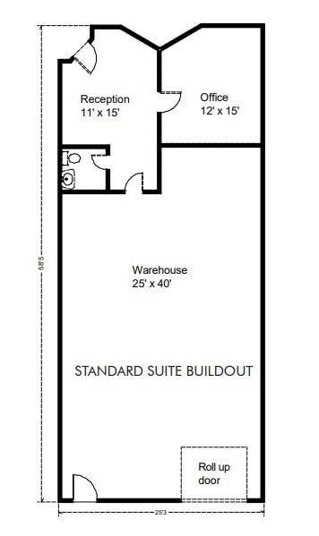 116 N Roosevelt Ave, Chandler, AZ à louer Plan d’étage– Image 1 sur 1