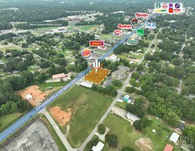 811 E Franklin St, Hartwell, GA - Vue aérienne vue de carte