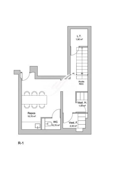 Local commercial dans Paris à vendre - Plan d’étage – Image 2 sur 4