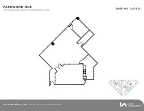 10077 Grogans Mill Rd, The Woodlands, TX à louer Plan d’étage– Image 1 sur 2