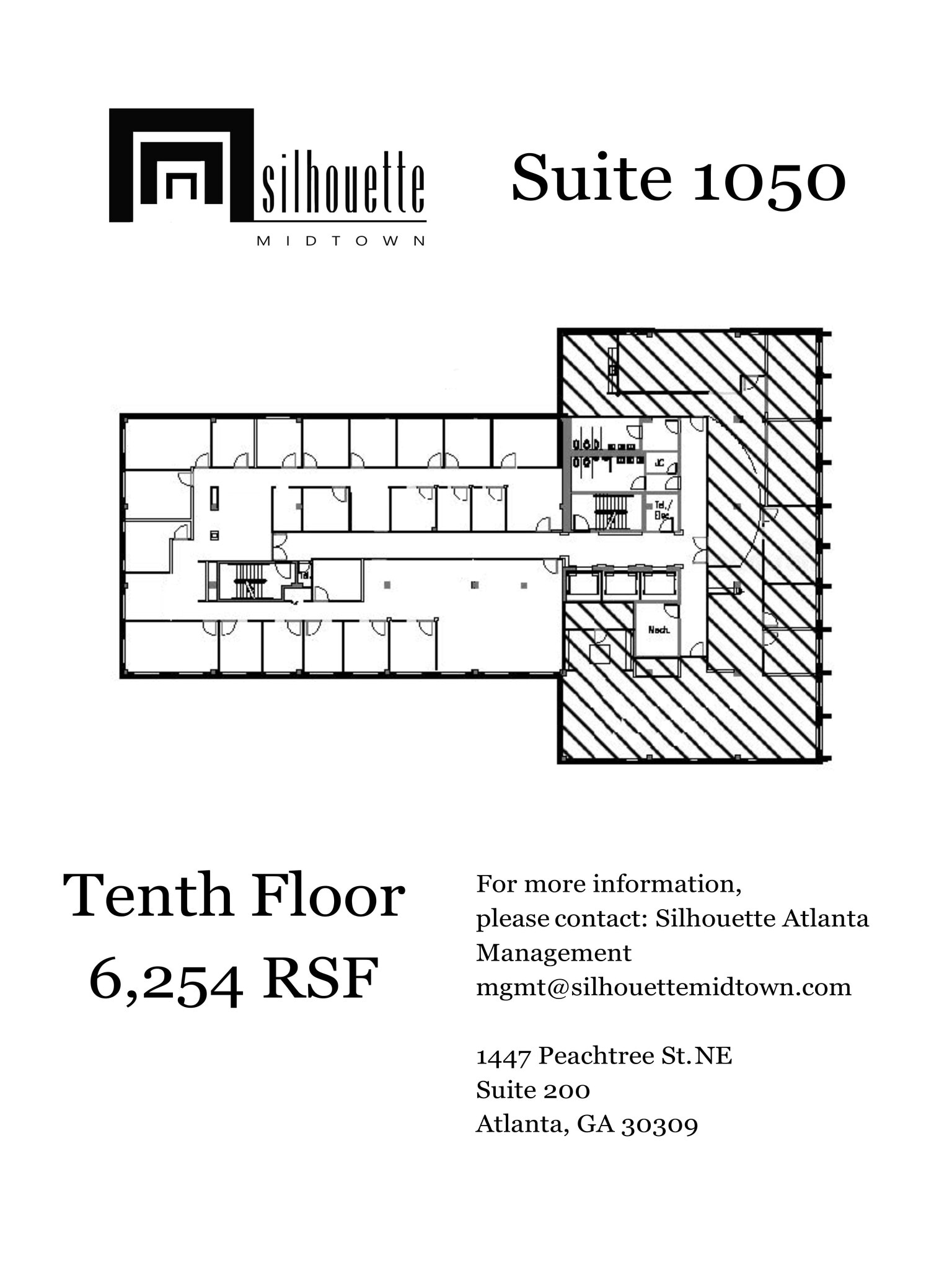 1447 Peachtree St NE, Atlanta, GA à louer Plan de site– Image 1 sur 1