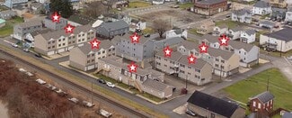 Plus de détails pour 82 Unit Townhome/Apartment Portfolio – à vendre, California, PA