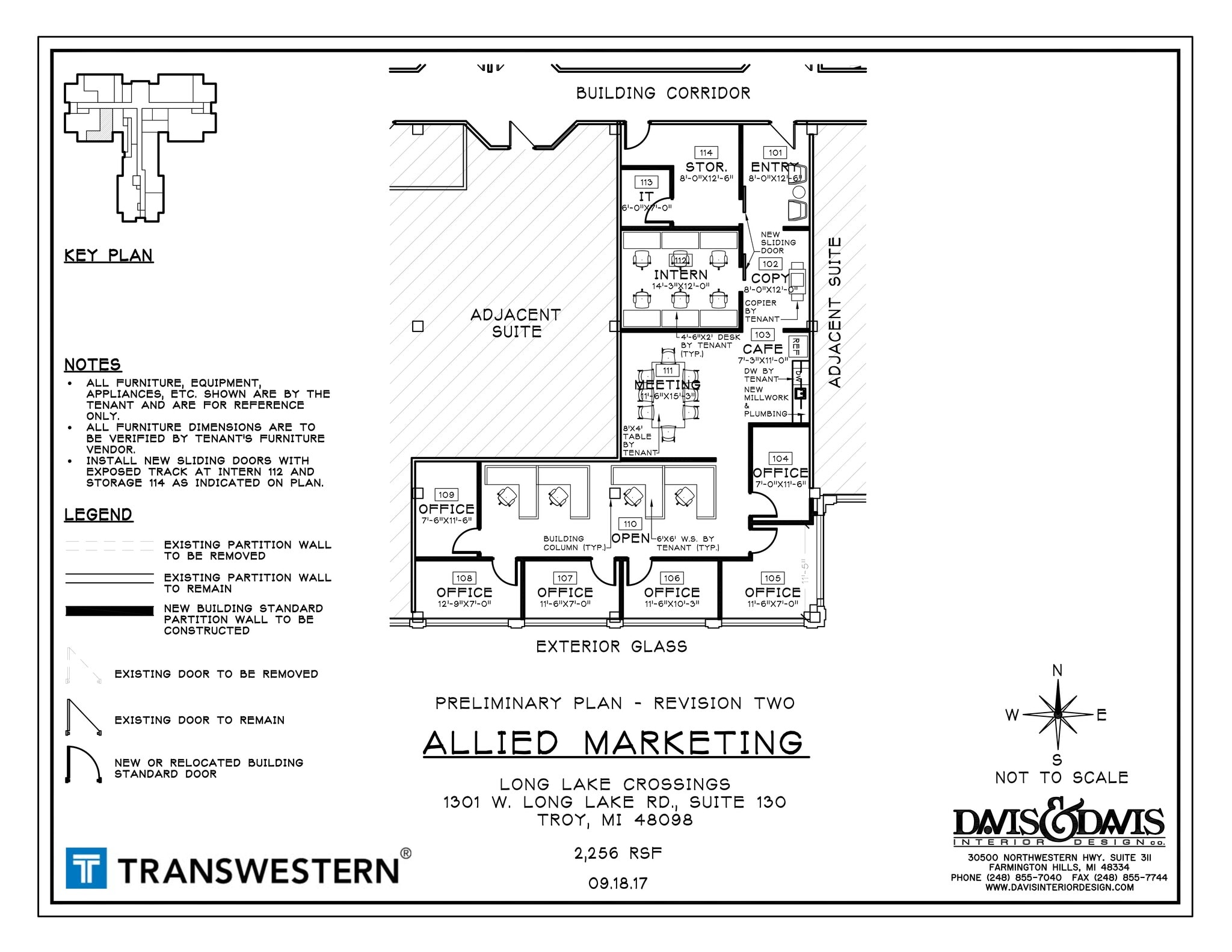 1301 W Long Lake Rd, Troy, MI à louer Plan de site– Image 1 sur 1