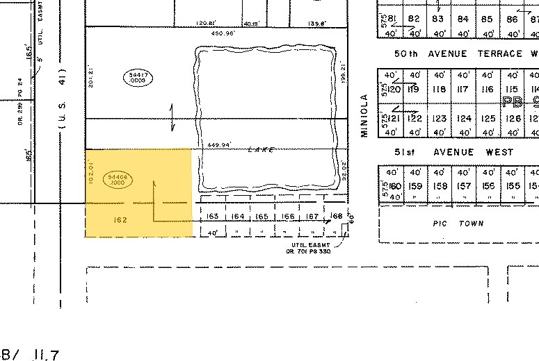 5105 14th St W, Bradenton, FL à louer - Plan cadastral – Image 2 sur 2