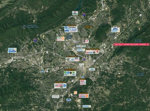 3939 Valley Gateway Blvd, Roanoke, VA - Vue aérienne vue de carte