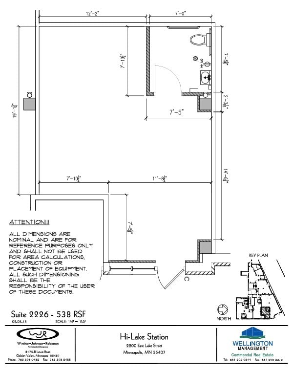 2220 E Lake St, Minneapolis, MN à louer Plan d’étage– Image 1 sur 1