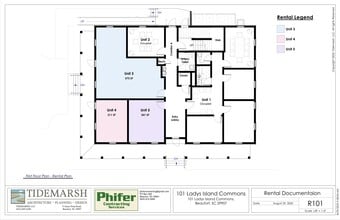 101 Ladys Island Cmn, Beaufort, SC à louer Plan de site– Image 1 sur 1
