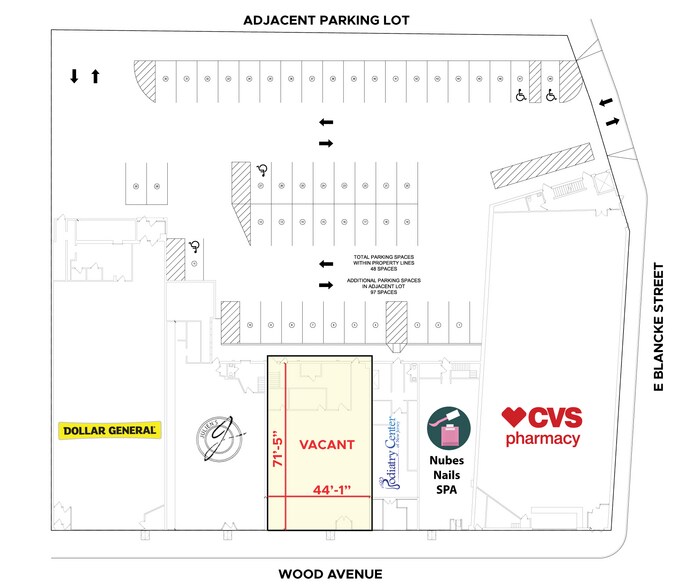 312 N Wood Ave, Linden, NJ à louer - Plan de site – Image 2 sur 3