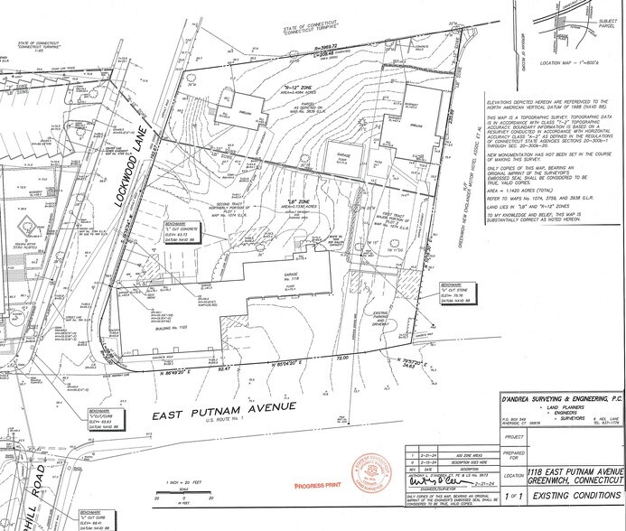 1130 E Putnam Ave, Riverside, CT à vendre - Plan cadastral – Image 3 sur 10