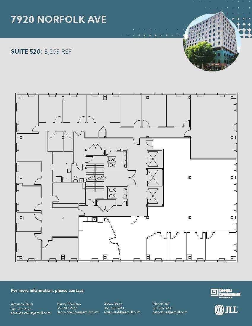 7900-7920 Norfolk Ave, Bethesda, MD à louer Plan d’étage– Image 1 sur 1